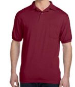 Hanes DT054P Men&#39;s 50/50 Polo with pocket