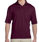 Jerzees DT436P Men&#39;s 50/50 Polo with Pocket
