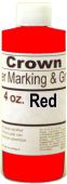 Crown 4 oz. #432 Super Marking Ink, Red