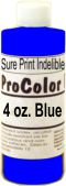 Sure Print 4 oz. #532 Indelible Ink, Blue