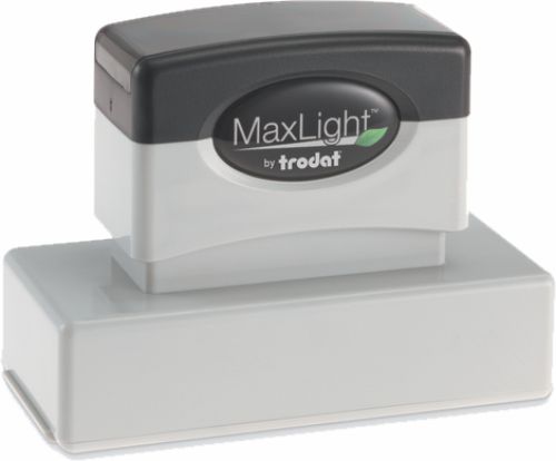 Texas Notary Maxlight XL2-185 Pre-Inked Stamp, Rectangular