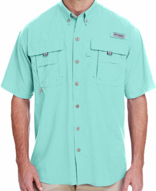 7047 Columbia Men&#39;s Bahama II Short Sleeve Fishing Shirt
