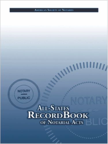 All States Notary Record Book