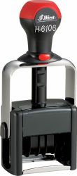 Shiny H-6106 Self Inking Dater w/Blue &amp; Red Color Pad