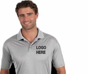  BG7300 Mens Short Sleeve Polo w/Logo Only - FNB or FCB, SM-XL